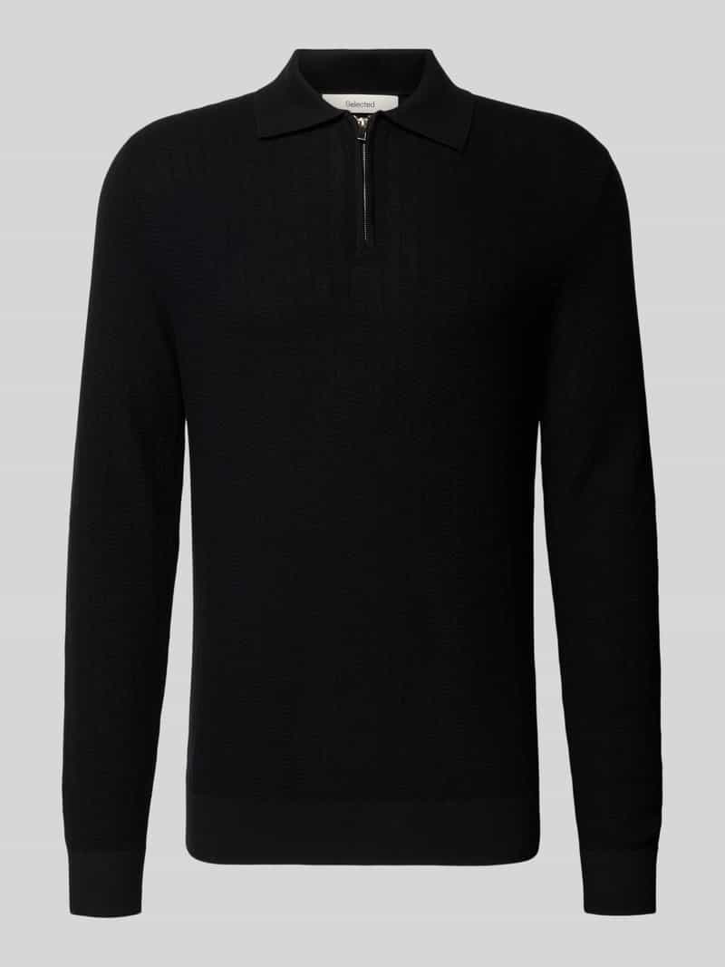 Koszulka polo o kroju oversized z czystej bawełny model ‘CRAN’