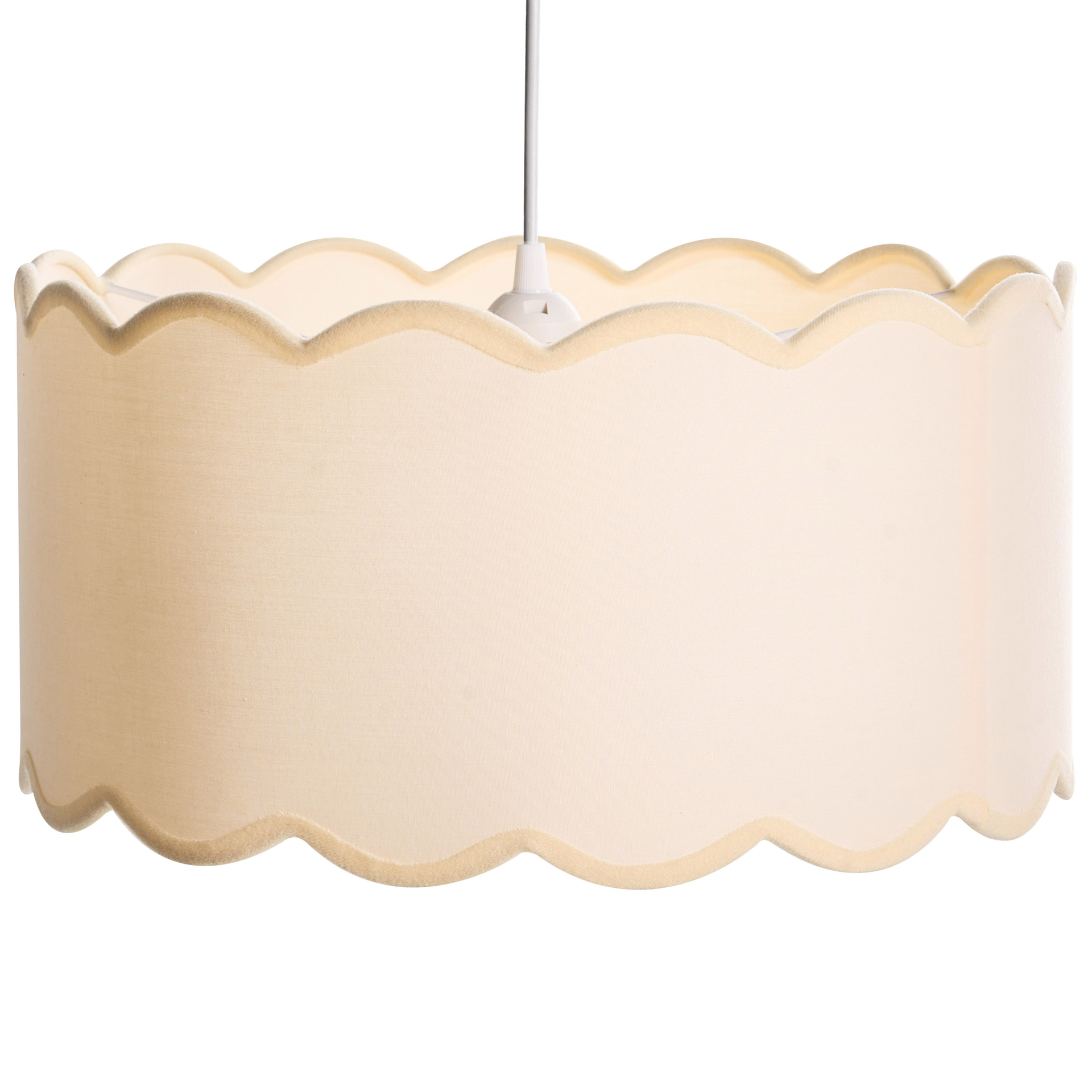 Lampa wisząca GAIREZI Metal Biały/ beżowy