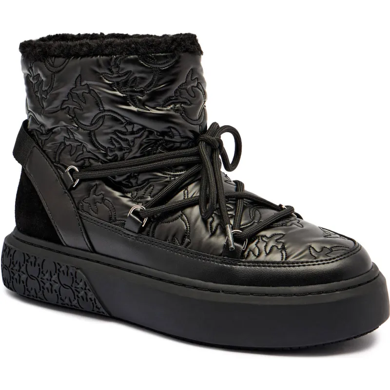 Pinko Śniegowce YOKO 19 | shearling | z dodatkiem skóry