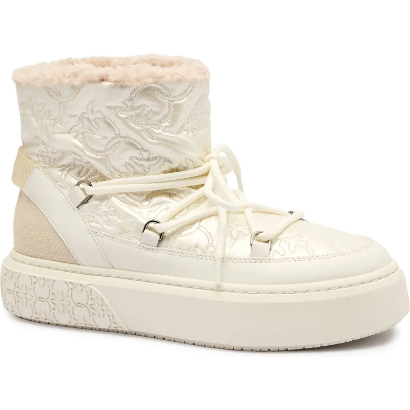 Pinko Śniegowce YOKO 19 | shearling | z dodatkiem skóry