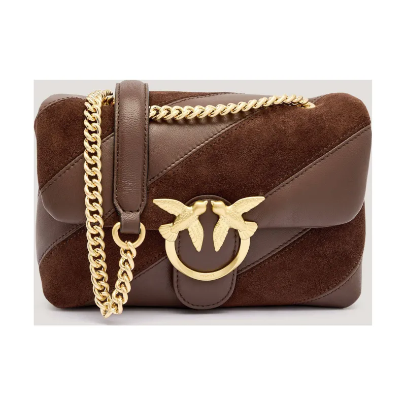 Pinko Torebka na ramię LOVE PUFF MINI CL | zamsz