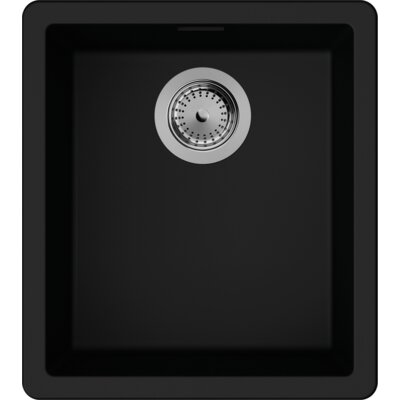 HANSGROHE Zlewozmywak jednokomorowy S52 43349170 Czarny grafitowy 40.6x45.6