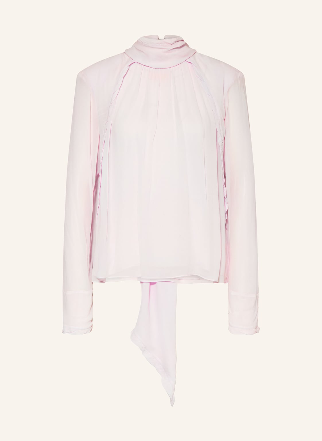 Dorothee Schumacher Bluzka Z Wiązaniem Pod Szyją Sheer Twist rosa