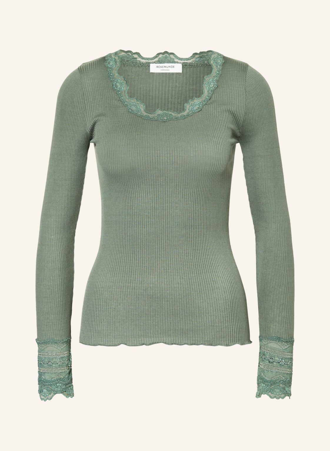 Rosemunde Top Z Jedwabiu Jade rot