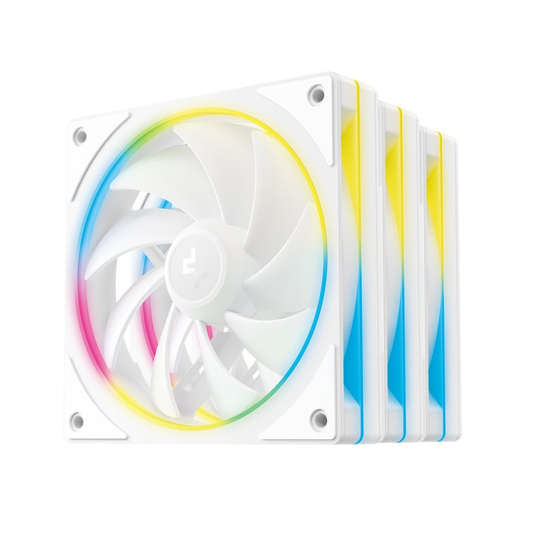 DeepCool FL12 SE WH 3-in-1 Obudowa komputera Wentylator 12 cm Biały 3 szt. R-FL12SE-WHAPN3-G