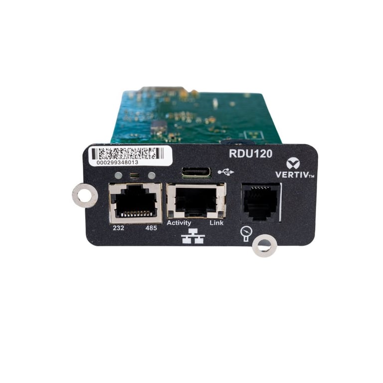 Vertiv Liebert IntelliSlot RDU120 Wewnętrzny Ethernet 1000 Mbit/s