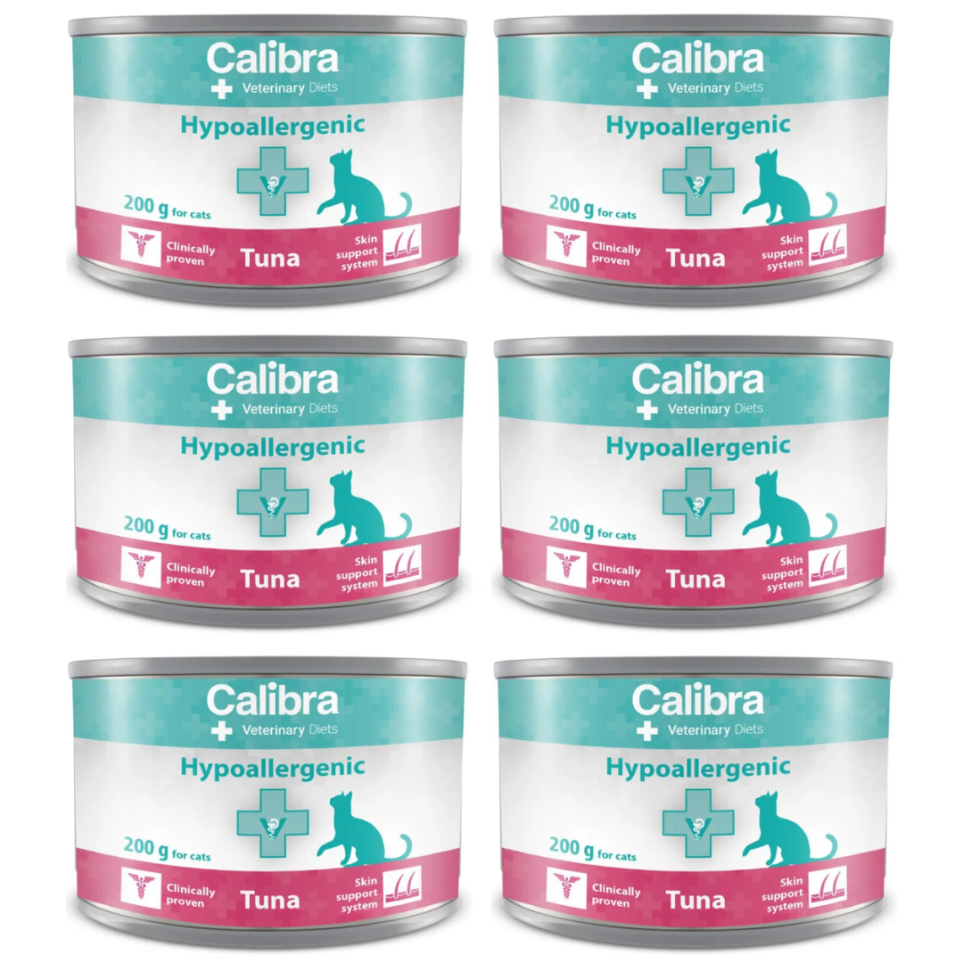 CALIBRA VD Cat Hypoallergenic Tuna - mokra karma dla kota - 6x200g