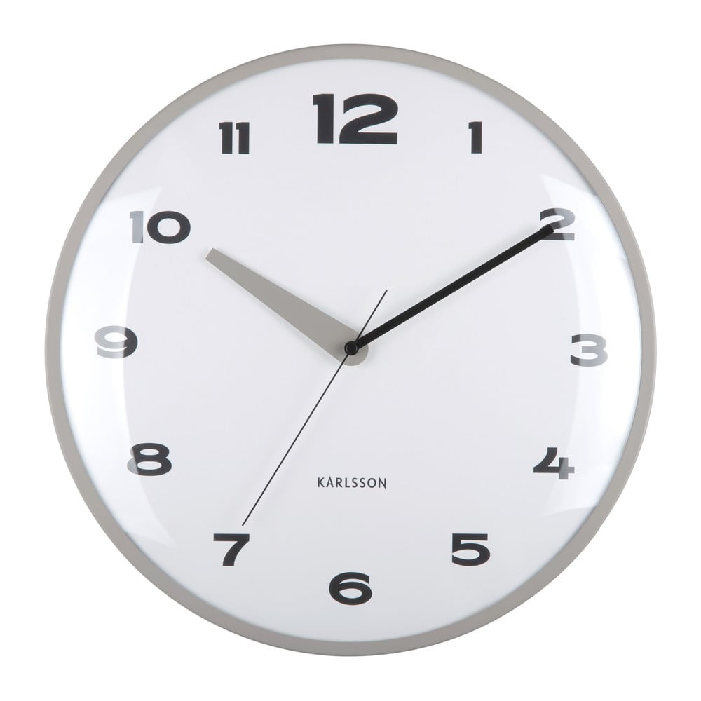 Zegar ścienny ø 40 cm Brisk Dome – Karlsson