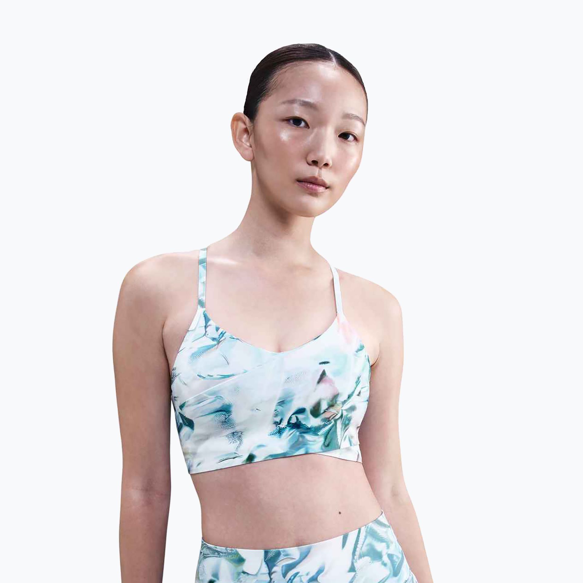 Biustonosz treningowy Nike Indy Artist Collection Light-Support blue tint WYSYŁKA W 24H 30 DNI NA ZWROT