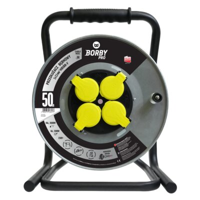 Przedłużacz bębnowy BORBY BY-02-36577 (50 m)