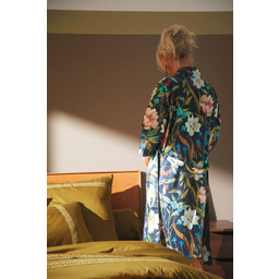 Blanc Des Vosges Szlafrok Giardino Granatowy