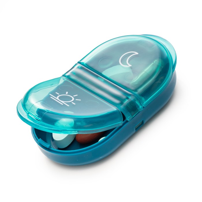 Vitammy Pilla, kasetka do leków dzienna, 2-komorowa