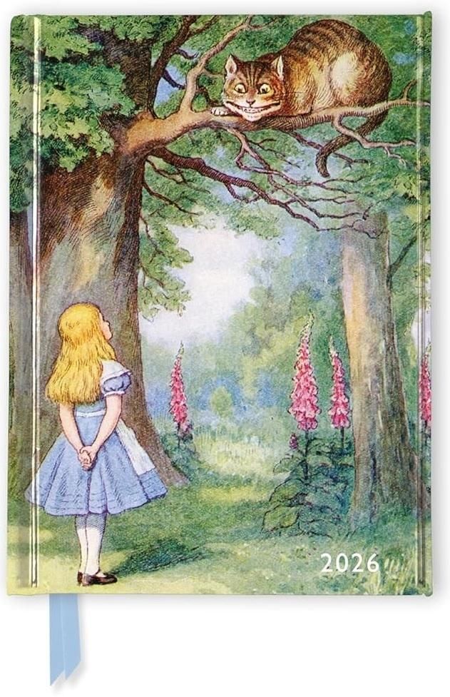 Terminarz 2026 A6 Alicja w Krainie Czarów i Kot - kalendarz