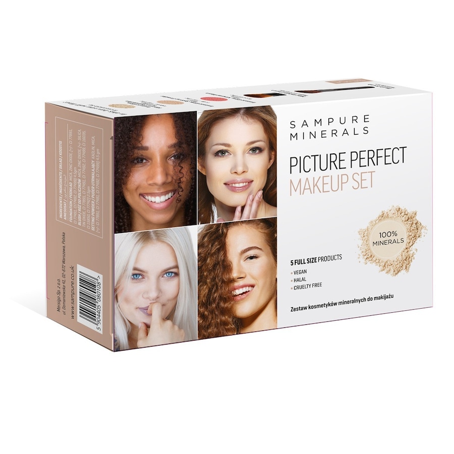 Sampure Minerals Picture Perfect 5 sztuk Zestawy kosmetyków do makijażu 1 ct FAIR