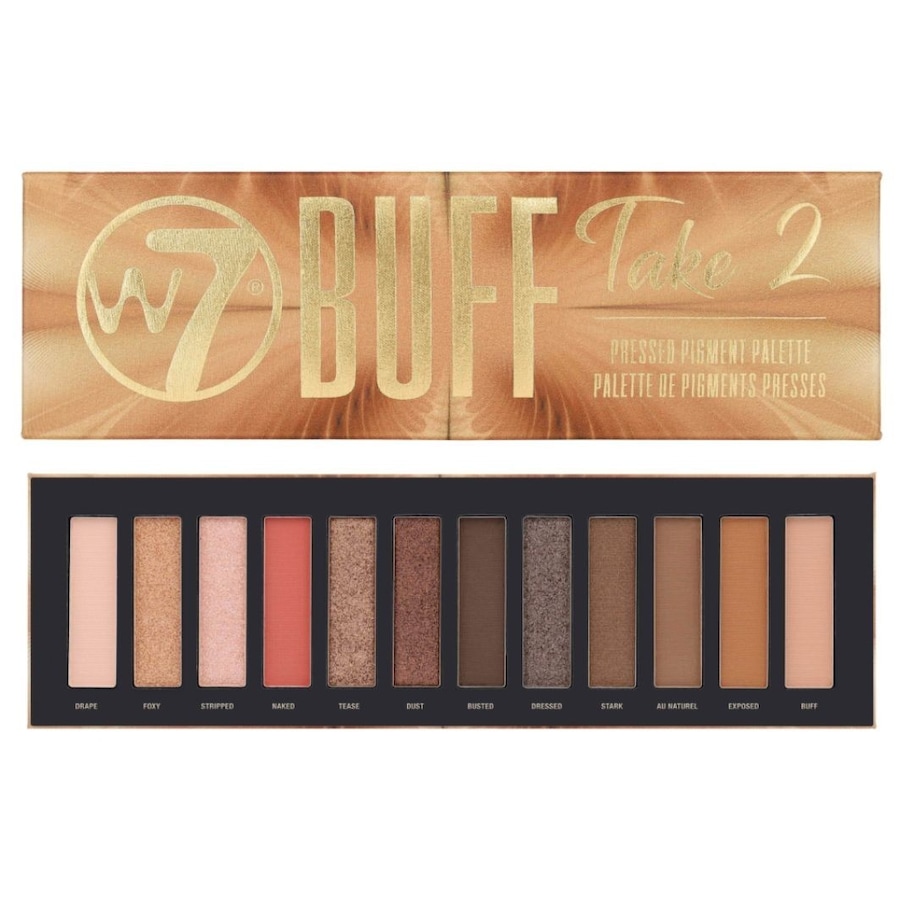 W7 BUFF TAKE 2 paleta prasowanych pigmentów Cienie do powiek 15,6 g 15.6 g