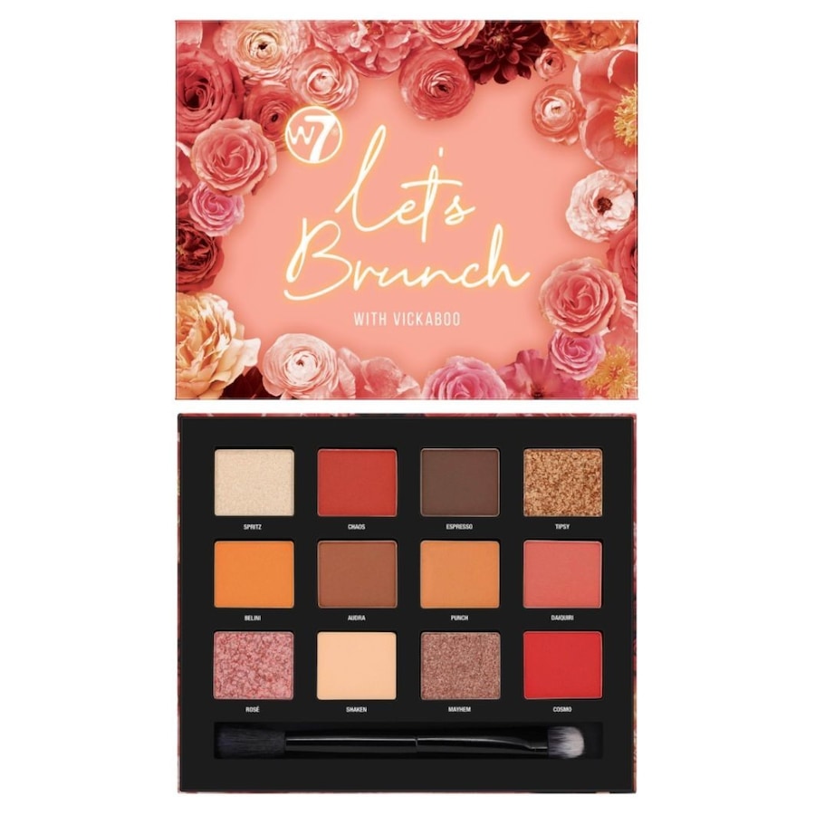 W7 LET'S BRUNCH paleta prasowanych pigmentów Cienie do powiek 9,6 g 9.6 g