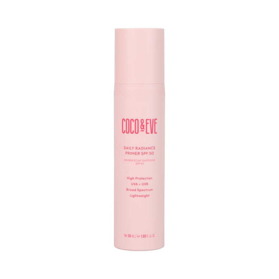 Coco & Eve Daily Radiance Primer SPF 50 Sunscreen Ochrona przeciwsłoneczna 50 ml
