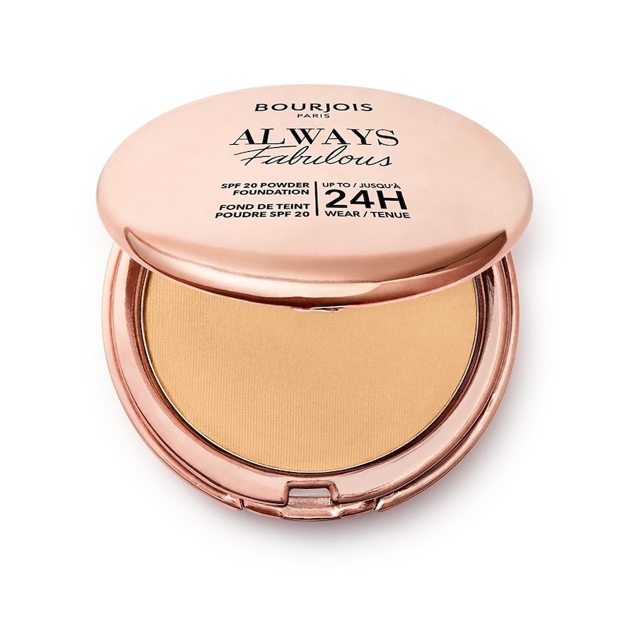 Bourjois Bourjois Always Fabulous ultralekki puder kryjący z filtrem SPF20 nr 100 Rose Ivory, 7g Pudry