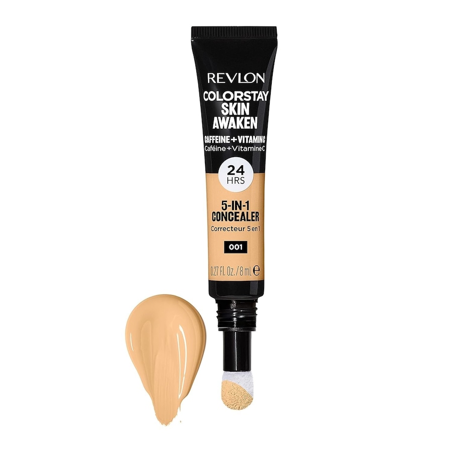 Revlon Professional Revlon ColorStay Skin Awaken 5 w 1, lekki, długotrwały korektor do twarzy z kofeiną i witaminą C, na niedoskonałości, cienie pod oczami, 005 Fair Korektory 9,192 g 9.192 g