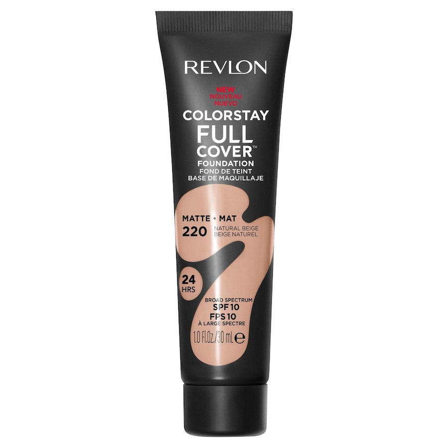 Revlon Revlon ColorStay Full Cover Long Lasting Matte Foundation, lekki, odporny na ciepło i pot makijaż twarzy, 390 Early Tan Podkłady 31,309 ml 31.309 ml