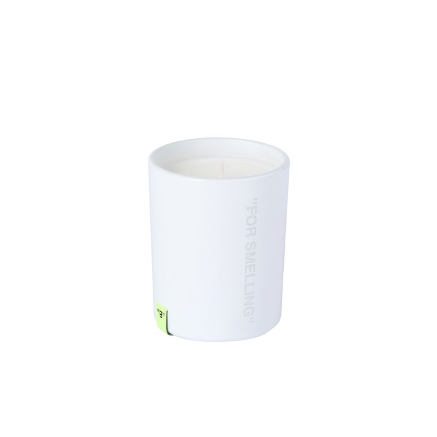 OFF WHITE ŚWIECA B BLAZING WOOD Świeczki 200 g