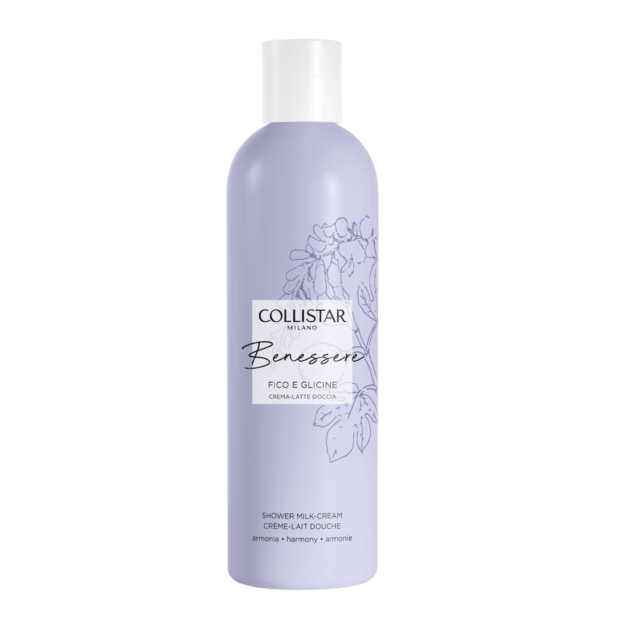 Collistar BENESSERE FIGA I WISTERIA KREMOWE MLECZKO POD PRYSZNIC Żele pod prysznic 250 ml Damski