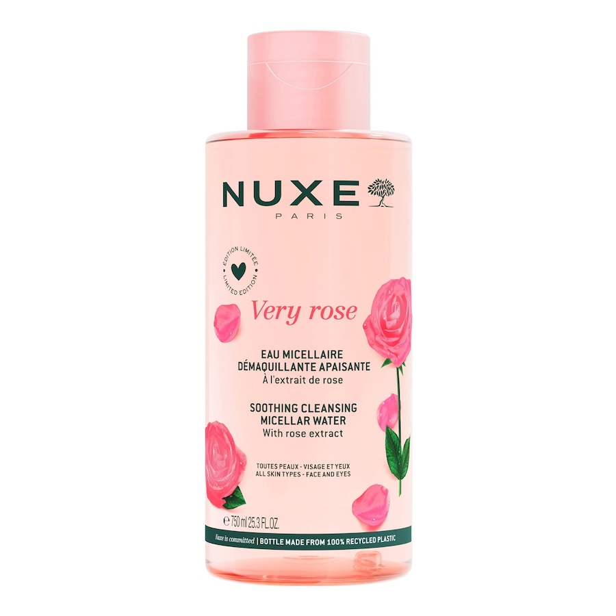 NUXE Very Rose ŁAGODZĄCA WODA MICELARNA DO DEMAKIJAŻU Płyn miceralny 750 ml Damski