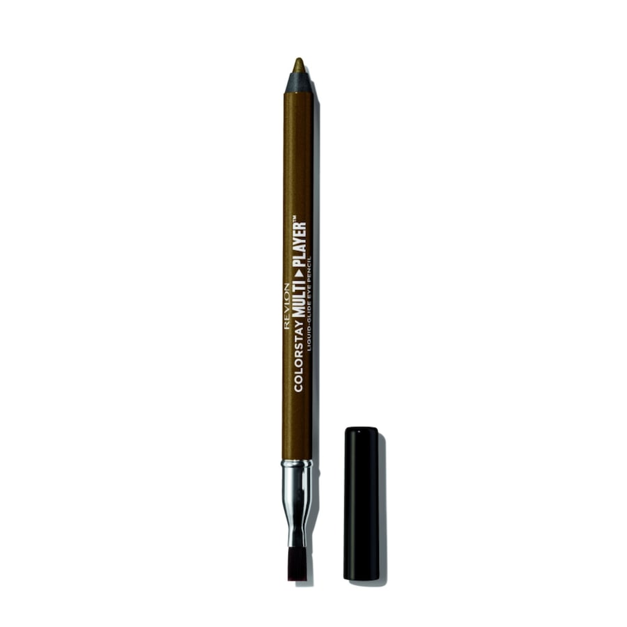 Revlon Professional Revlon ColorStay Multiplayer Liquid-Glide Eye Pencil, uniwersalna kredka do oczu ze zintegrowanym pędzelkiem do blendowania, wodoodporna, 405 Fortress Eyelinery 0,9 g 0.9 g
