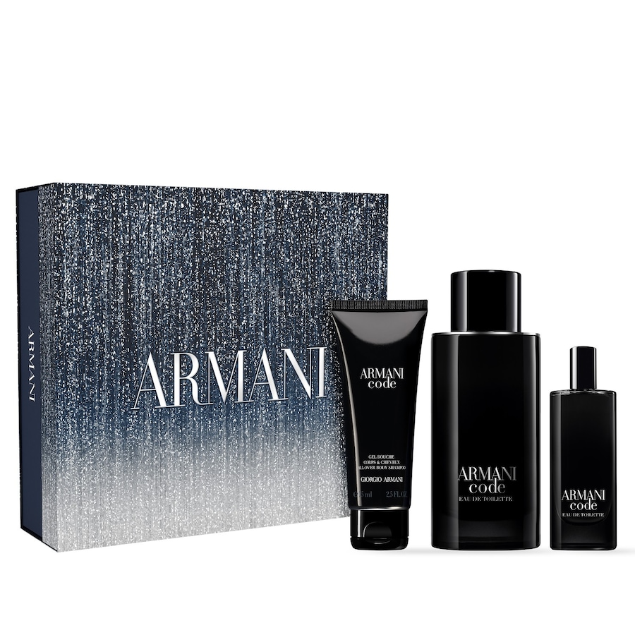 Armani Giorgio Armani Code, zestaw prezentowy dla mężczyzny z wodą toaletową i żelem pod prysznic Zestawy perfum 1 ct Męskie