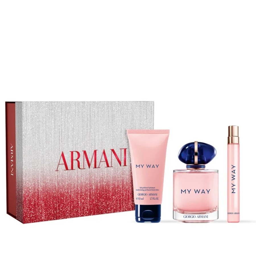 Armani Giorgio Armani My Way, zestaw kosmetyków dla kobiet z wodą perfumowaną i balsamem do ciała Zestawy perfum 1 ct Damski