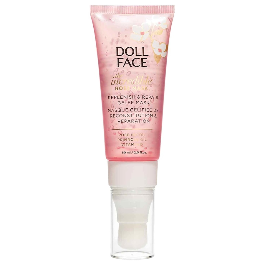 Doll Face The Incredible Rose Mask Maseczki nawilżające 60 ml Nude Damski
