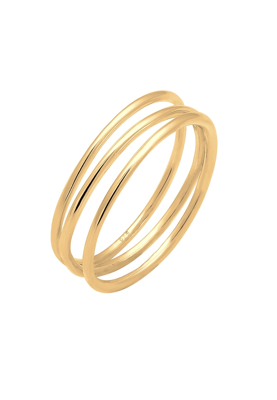 Elli Damski Wrap filigranowy w srebrze próby 925 Sterling Silver Pierścionki 1 ct