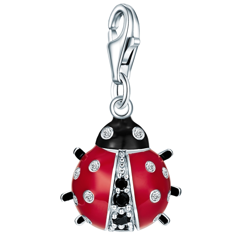 Rafaela Donata Srebrny charms Biedronka srebro wysokiej próby Cyrkonia srebrny Wisiorki 1 ct Damski