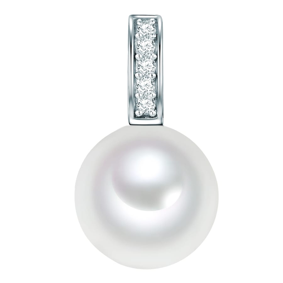 Rafaela Donata Srebrny wisiorek srebro wysokiej próby Cyrkonia Perła naturalna srebrny Wisiorki 1 ct Damski