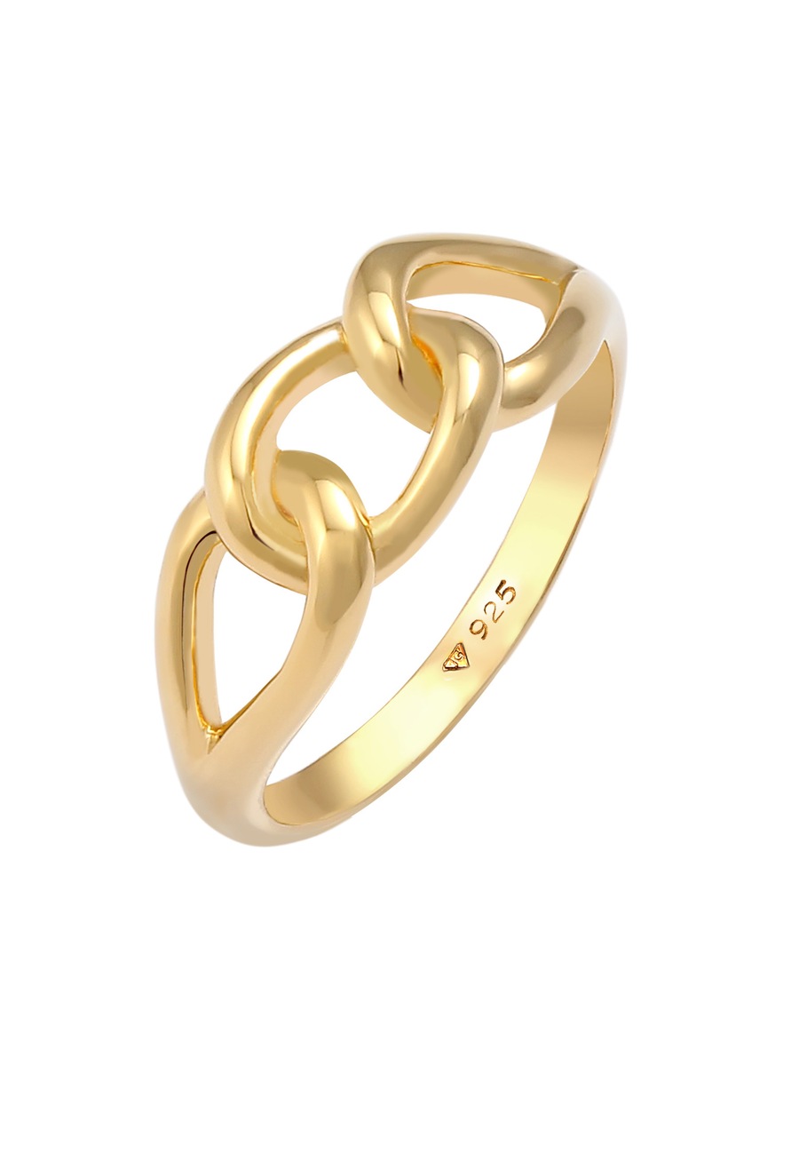 Elli Elli Ring Knoten Symbol Chain Look 925 Silber Pierścionki 1 ct Damski