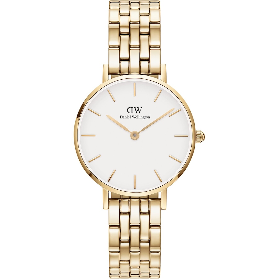 Daniel Wellington Kobietyzegarek Daniel Wellington Petite Link Gold złoto - stal nierdzewna Zegarki damskie 1 ct Czarny Damski