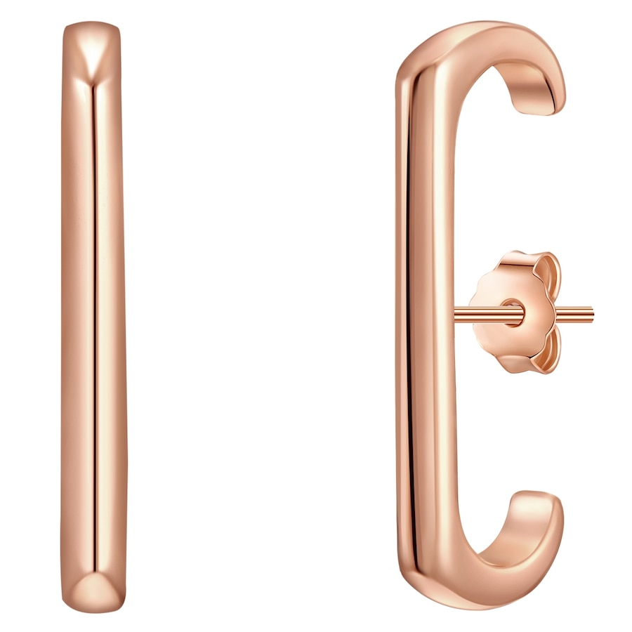 Glanzstücke München Srebrne kolczyki sztyfty srebro wysokiej próby różowe złoto Kolczyki 1 ct Damski