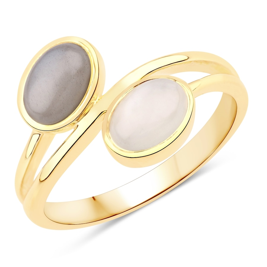 Rafaela Donata Pierścionek Srebro wysokiej próby Żółte złoto Pierścionki 1 ct Damski