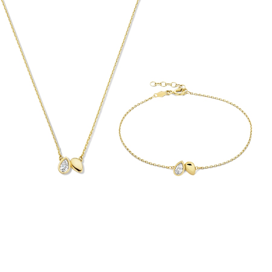 Beloro Zestaw prezentowy Beloro Jewels Regalo d'Amore złoty - 9-karatowe złoto Zestawy 1 ct Damski