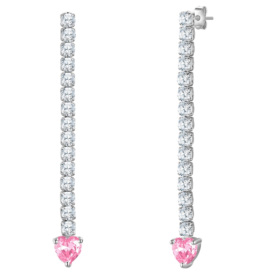 Glanzstücke München Kolczyki Serce z Srebro wysokiej próby w Srebrny 1 ct Damski