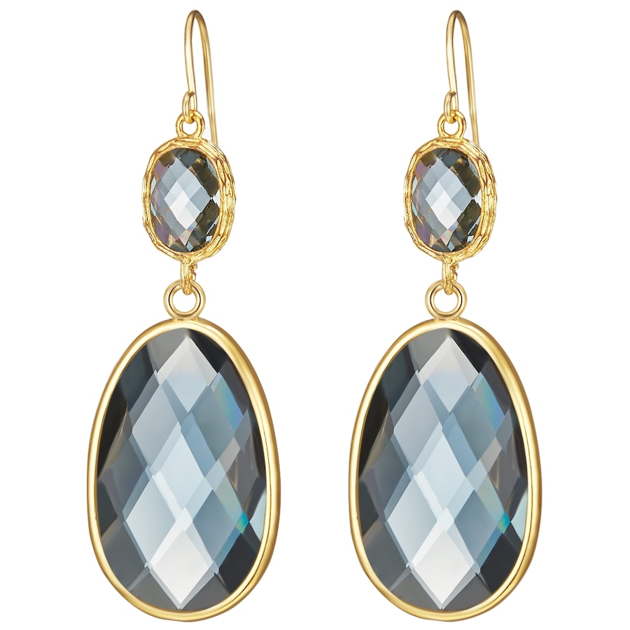 Lulu & Jane Mosiadz KamieŃ naturalny Kolczyki 1 ct Damski