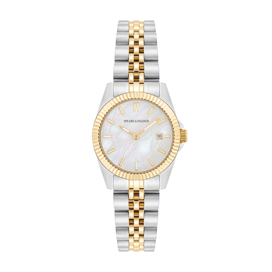 Spears & Walker Zegarek na reke ze stali nierdzewnej w kolorze srebrno/zlotym Zegarki damskie 1 ct Damski