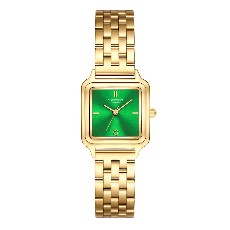 Glanzstücke München Zegarek na reke ze stali nierdzewnej w kolorze zlotym Zegarki damskie 1 ct Damski