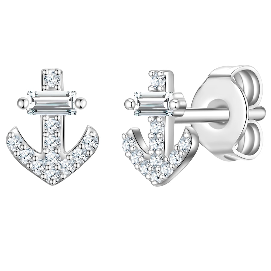 Rafaela Donata Kolczyki Kotwica z Srebro wysokiej próby w Srebrny 1 ct Damski