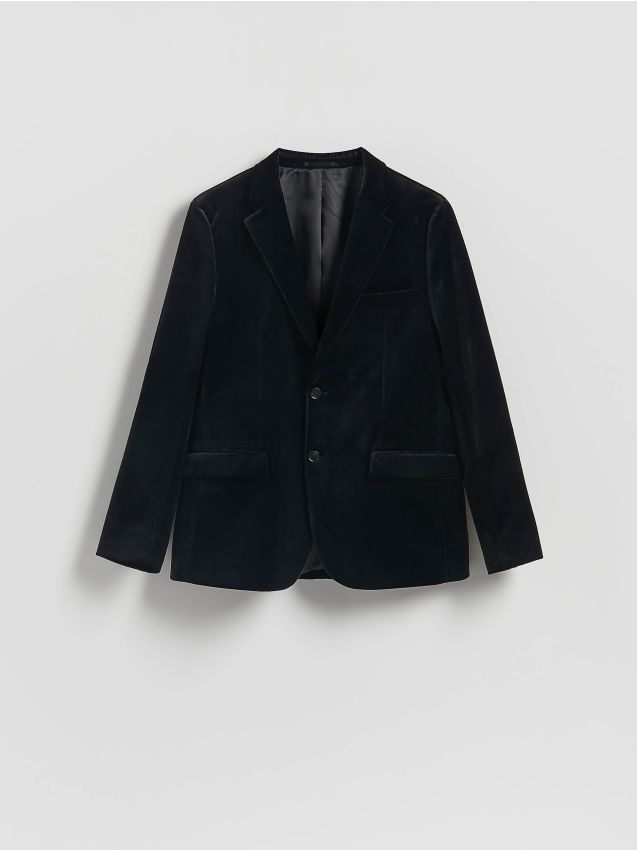 Reserved - Marynarka slim fit - czarny