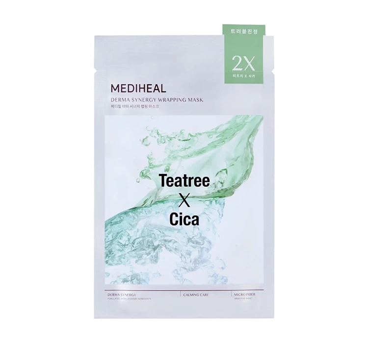Mediheal Derma Synergy Teatree x Cica łagodząca maseczka w płachcie 25 ml
