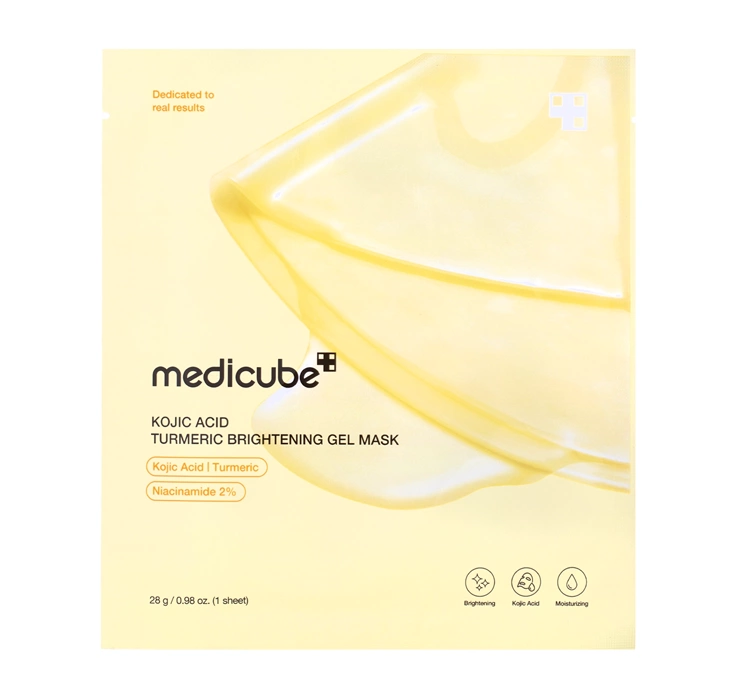 Medicube Kojic Acid Turmeric Brightening Gel Mask rozjaśniająca maska do twarzy 28 g