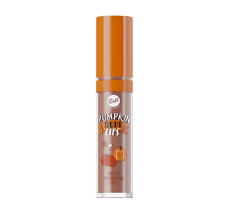 Bell Pumpkin Nude Lips matowa pomadka w płynie z olejem z dyni 01 Spicy Nude 4,3 g