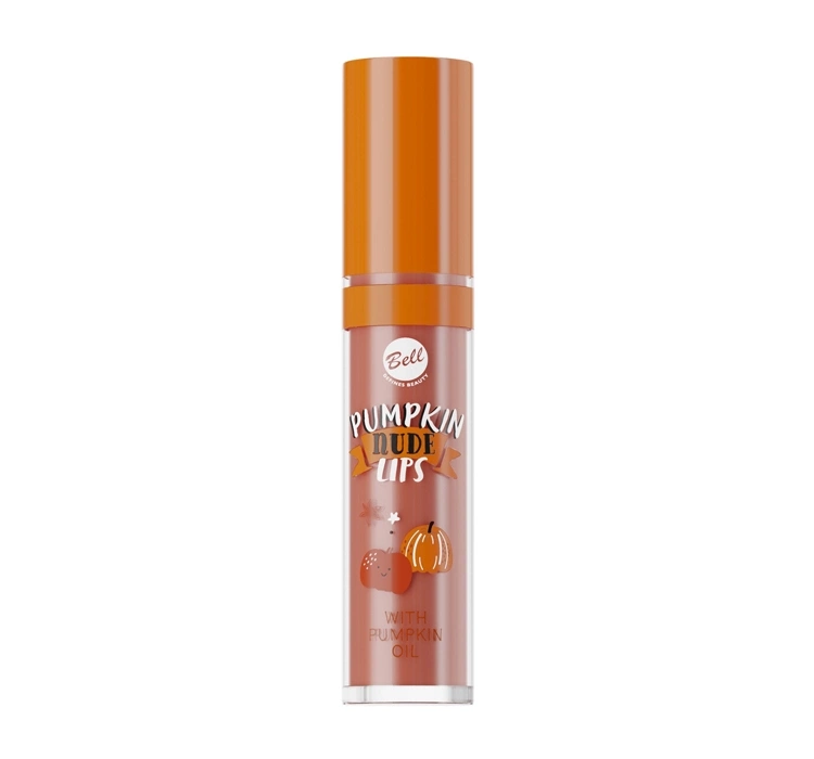 Bell Pumpkin Nude Lips matowa pomadka w płynie z olejem z dyni 02 Pumpkin Cream 4,3 g