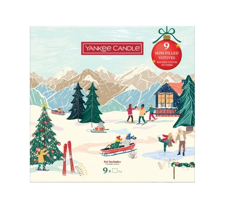 Yankee Candle Apres Ski zestaw mini świec 9 x 37 g